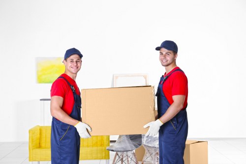 Customer complaint being logged for a man with van service