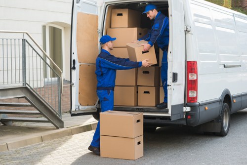 Same day removals team handling a quick move in St Johns Wood