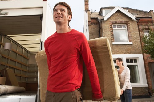 Local moving service completing a St Johns Wood delivery
