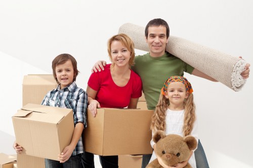 Professional packing and furniture protection for a local flat move in St Johns Wood