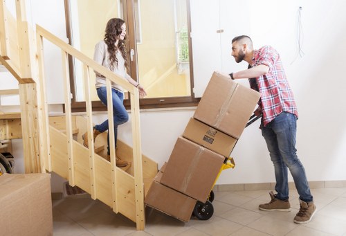 Load-based quote example for a flat move in St Johns Wood
